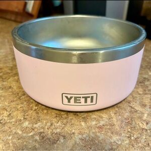 YETI Pink Stainless Steel Dog Bowl